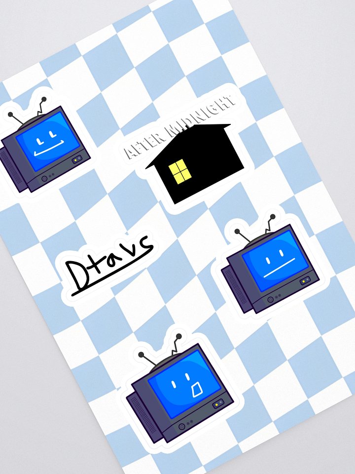 Dtavs Kiss-Cut Sticker Sheet product image (1)