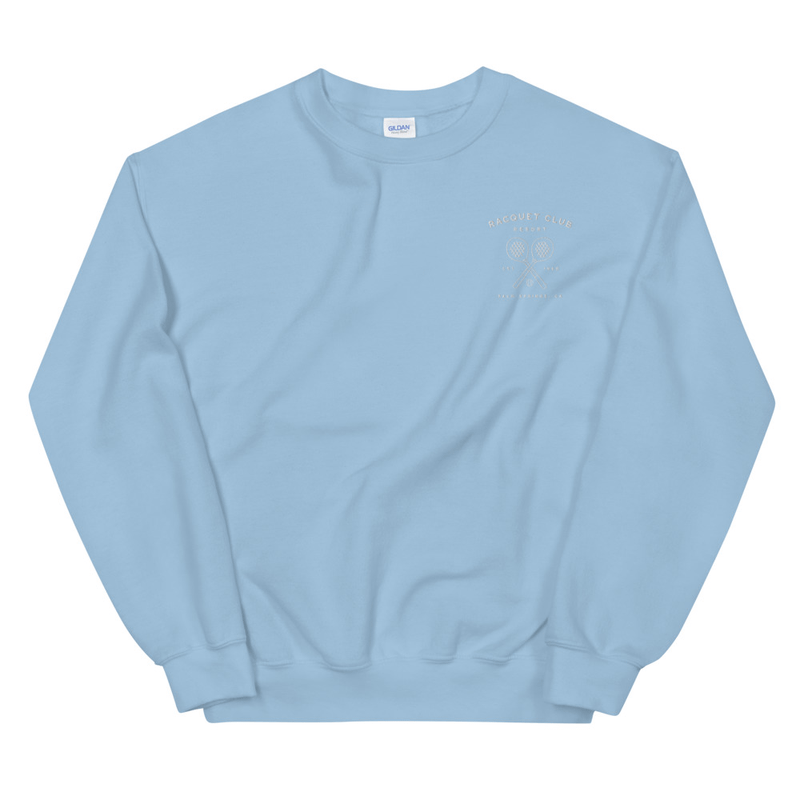 Racquet Club Resort - Light Blue Embroidered Crewneck product image (3)