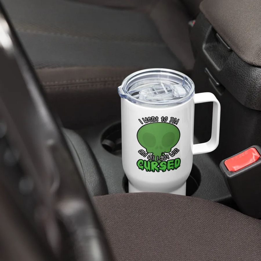 All I Got Was Cursed - Hunter - Travel Mug w/Handle product image (7)