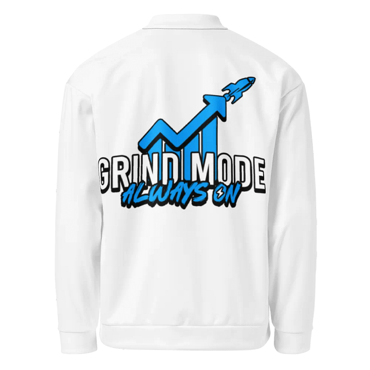 Grind Mode Always On Bomber Jacket (White) product image (2)