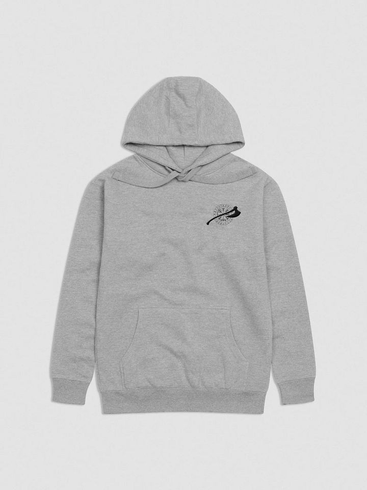 VEGVISIR & AXE - Hoodie Black Embroidery product image (2)