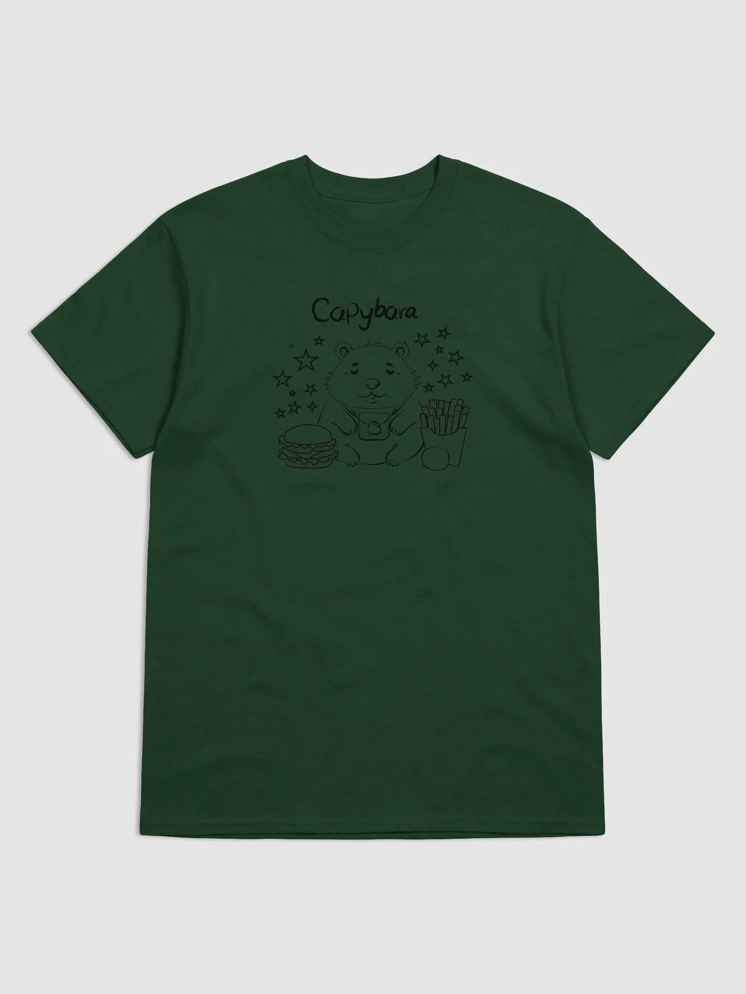 Capybara's Lunch Break T-Shirt product image (5)