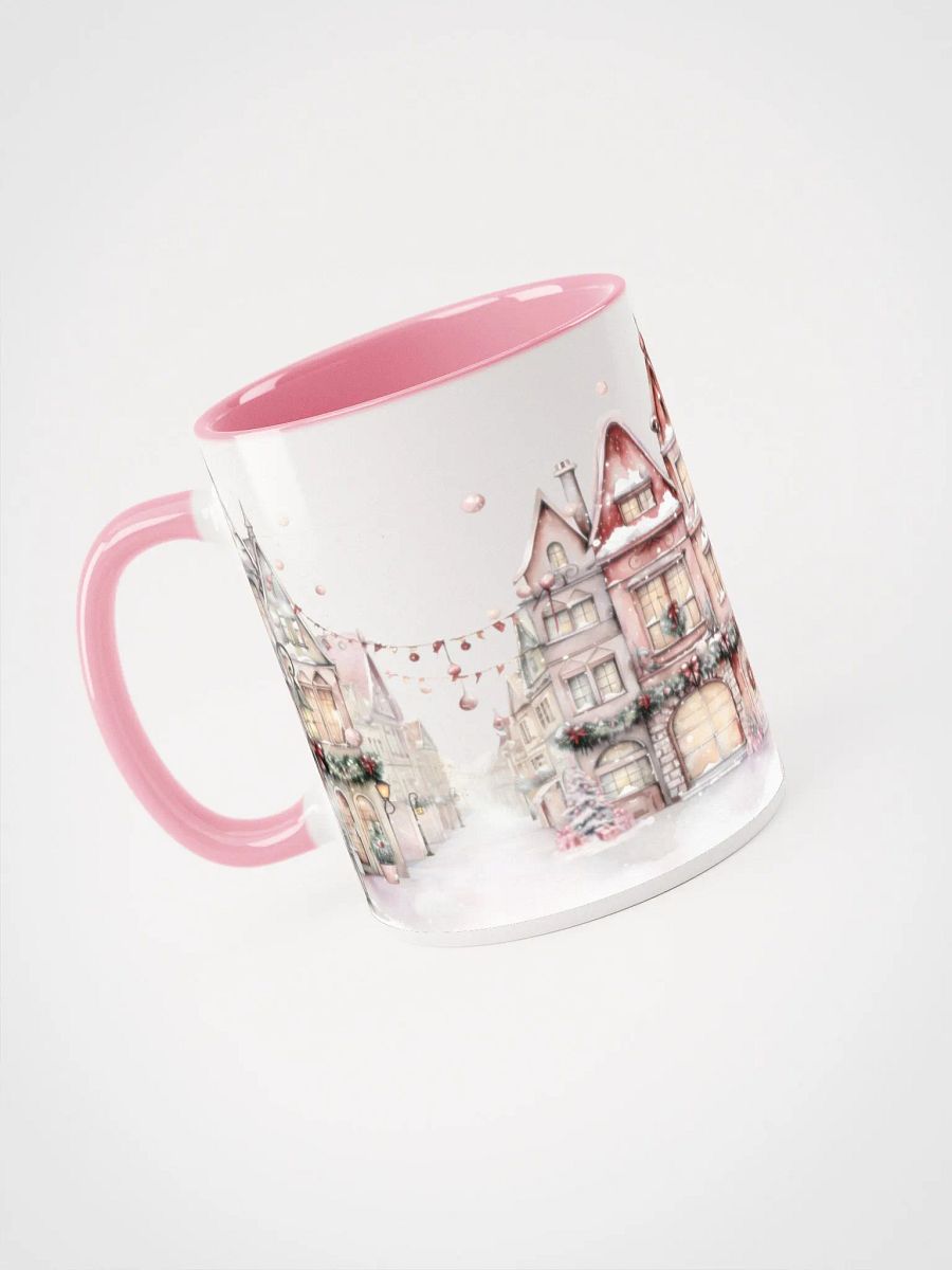 A Pink Christmas Ceramic Mug | The Night Before Christmas Ambiance | Holiday Drinkware product image (3)