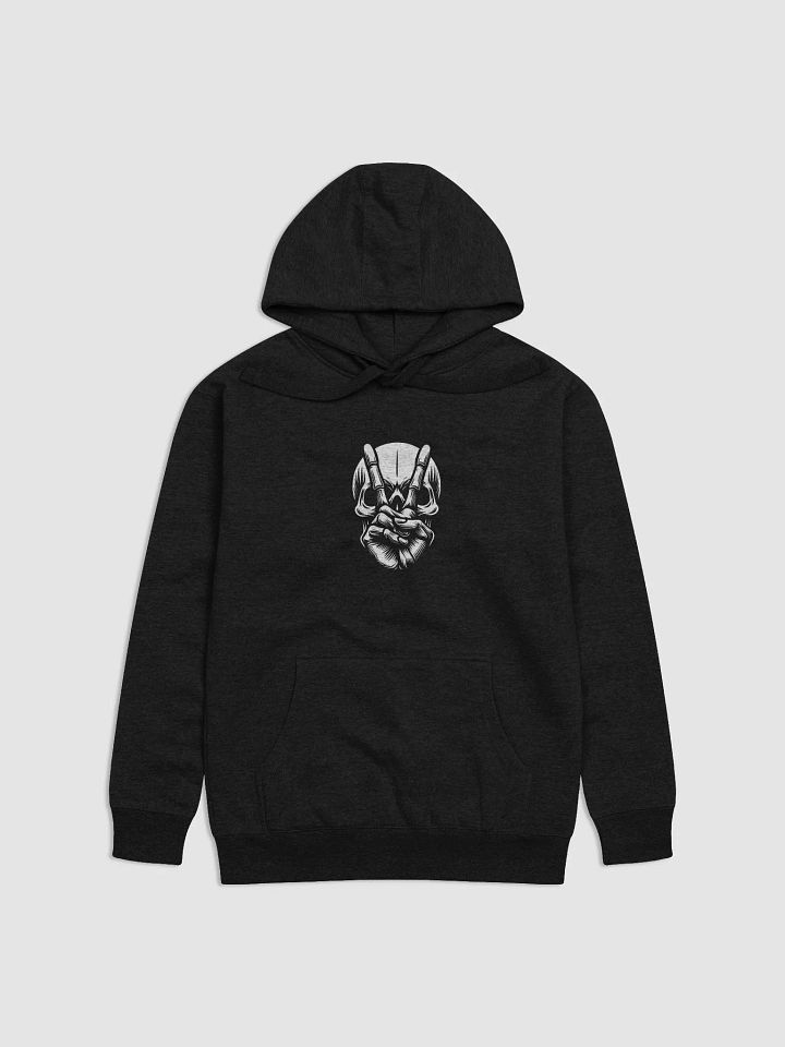 Sonic Skull Vibes Hoodie | AI Design peace skull image product image (2)