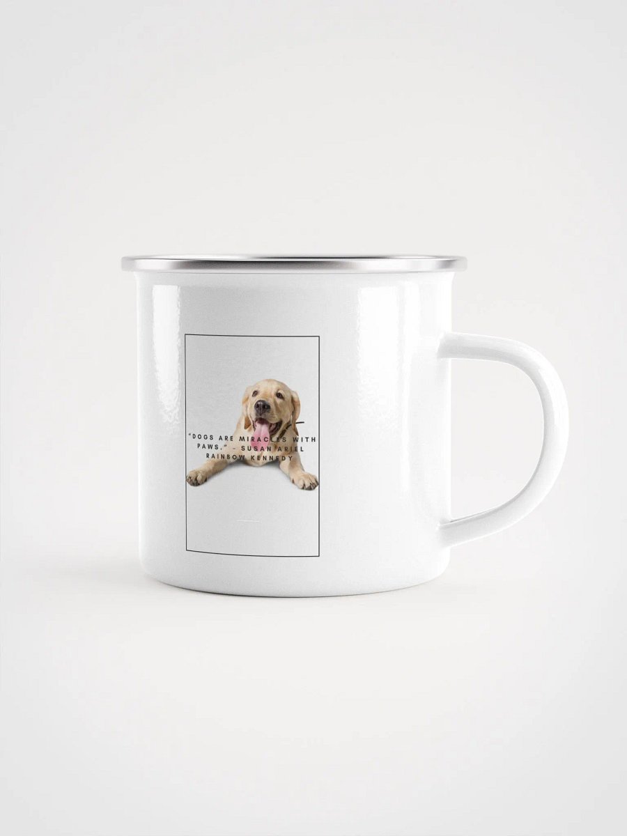 Labrador Retriever Enamel Mug (White) product image (1)