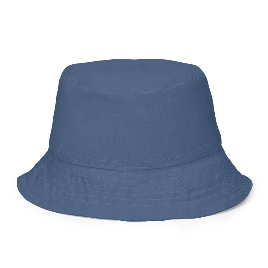 Blue Hydrangea Reversible Bucket Hat – Coastal, Garden & Travel Sun Hat product image (8)