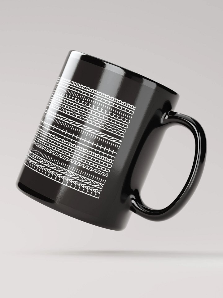Mug Noir Codé Zen Blanc - L'Ame Sourit en Douceur - Cadeau élégant product image (2)