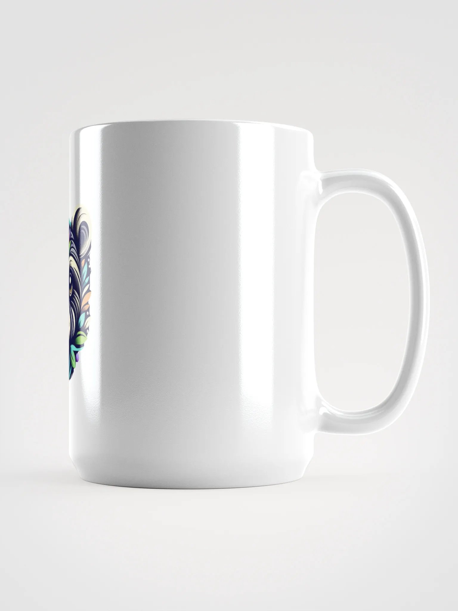 Tribal Bear White Glossy Mug product image (2)