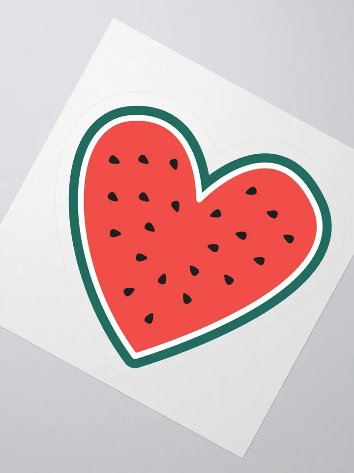 Watermelon Heart Sticker product image (5)