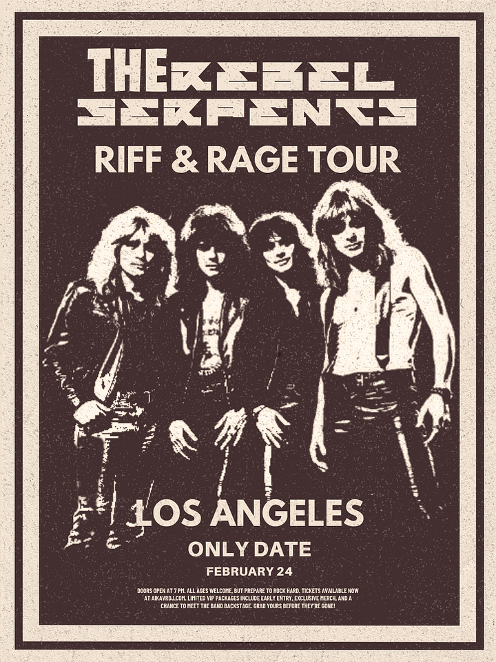 The Rebel Serpents - Live in LA product image (2)