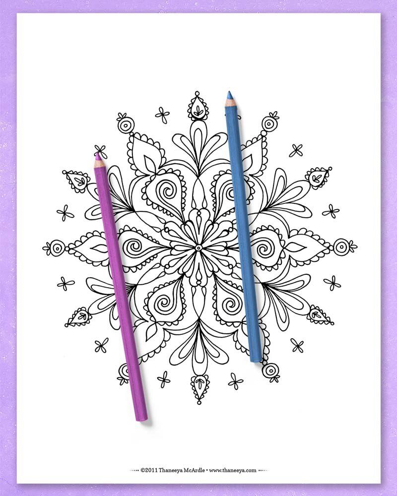 Mandala Coloring Pages product image (4)