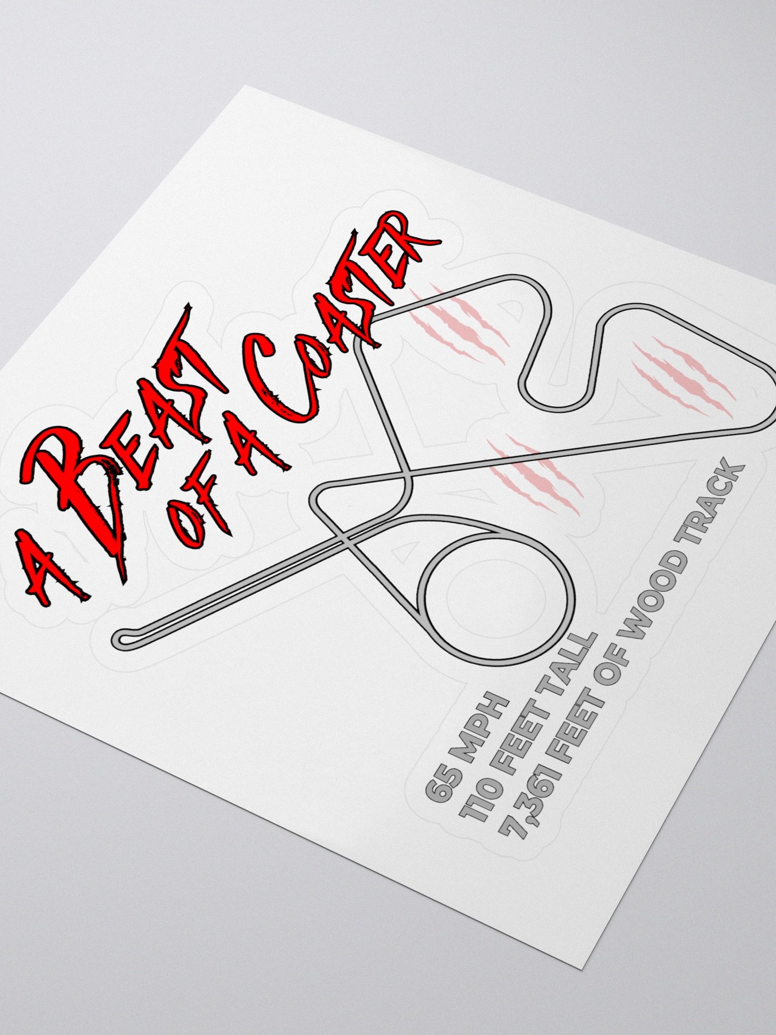 A Beast of a Coaster Sticker product image (3)