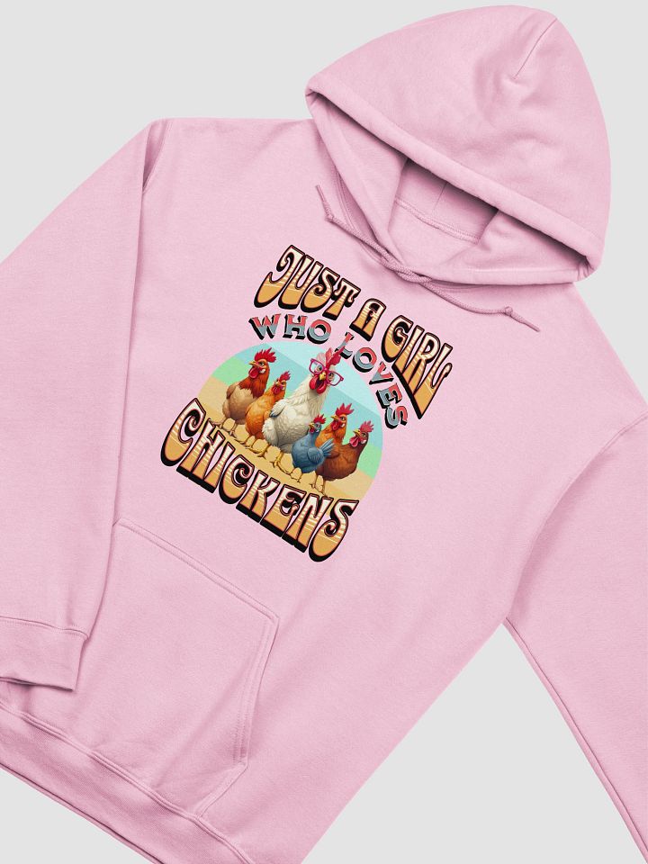 Just A Girl Who Loves Chickens Hoodie product image (20)