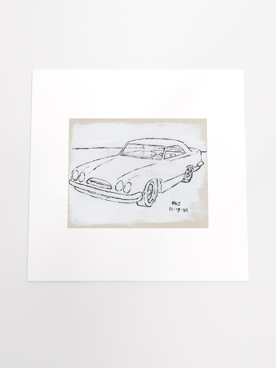 White Car #3 Print product image (5)
