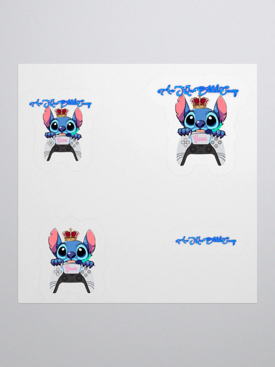 Royal Gamer Stitch Stickers product image (2)