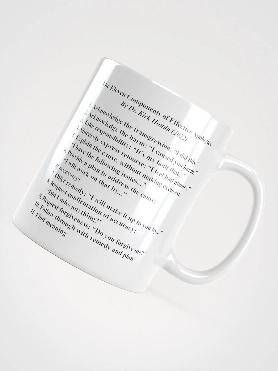 Effective Apologies - White Mug product image (8)