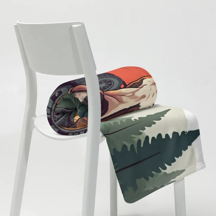 Pawsome Adventures Throw Blanket product image (8)