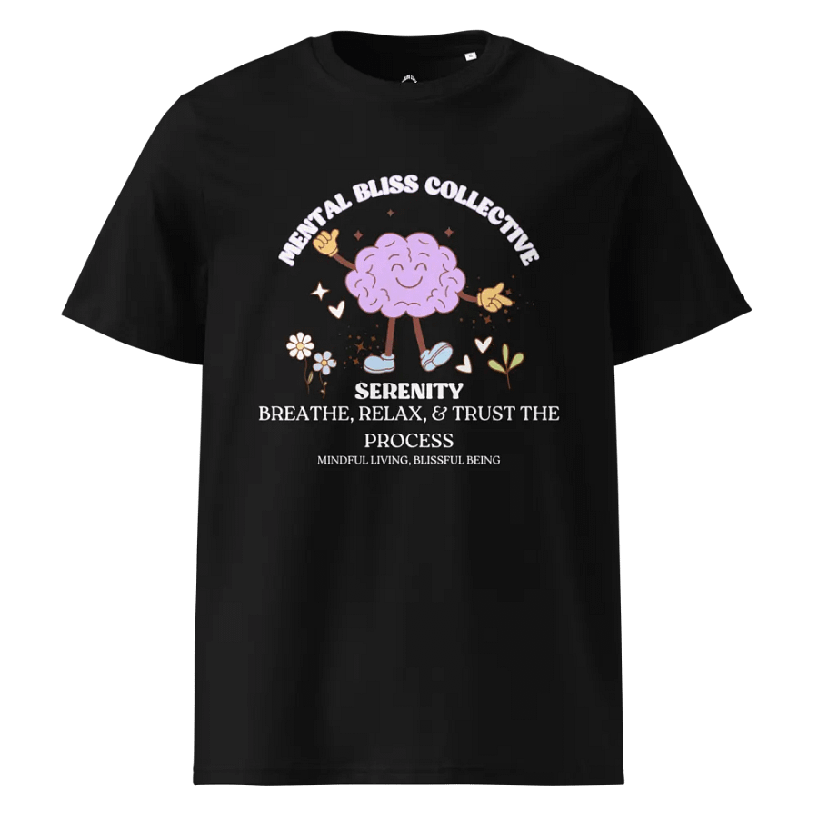 Serenity, Breathe, Relax, & Trust the Process Unisex Organic Cotton Tee - Serenity in Every Step product image (10)
