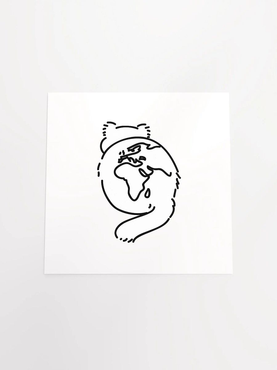 Planet Manul Africa & Europe - Matte Poster product image (4)