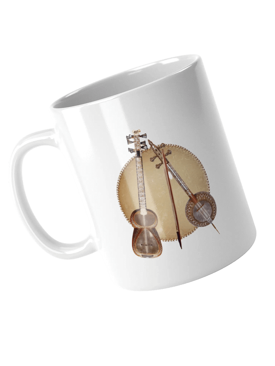 Mug with tar and kamancheh design for mugham lovers product image (7)