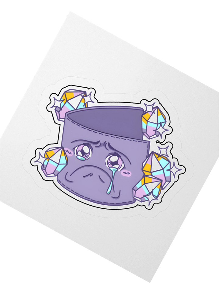 Sad Wallet-Kun Sticker product image (3)