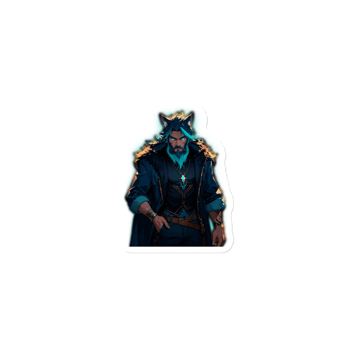 Mystic Wolf Die-Cut Magnets product image (1)