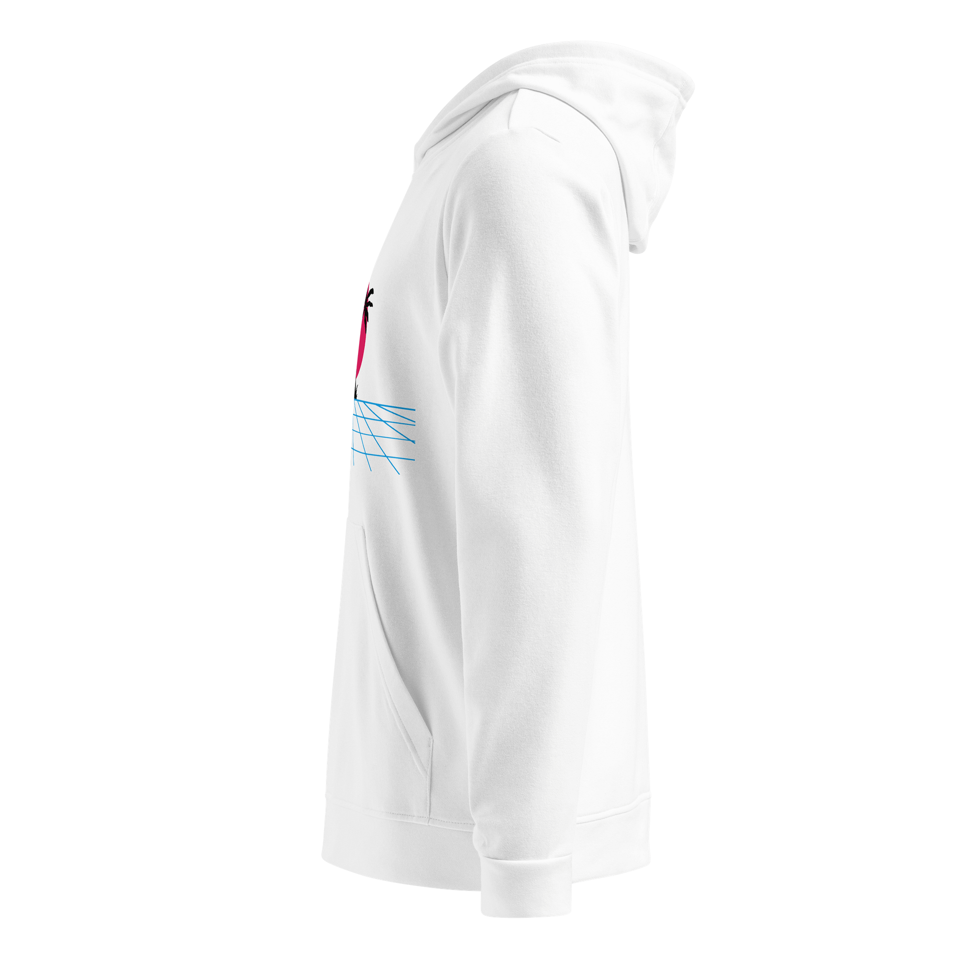 Neon Sunset Vaporwave Hoodie product image (2)