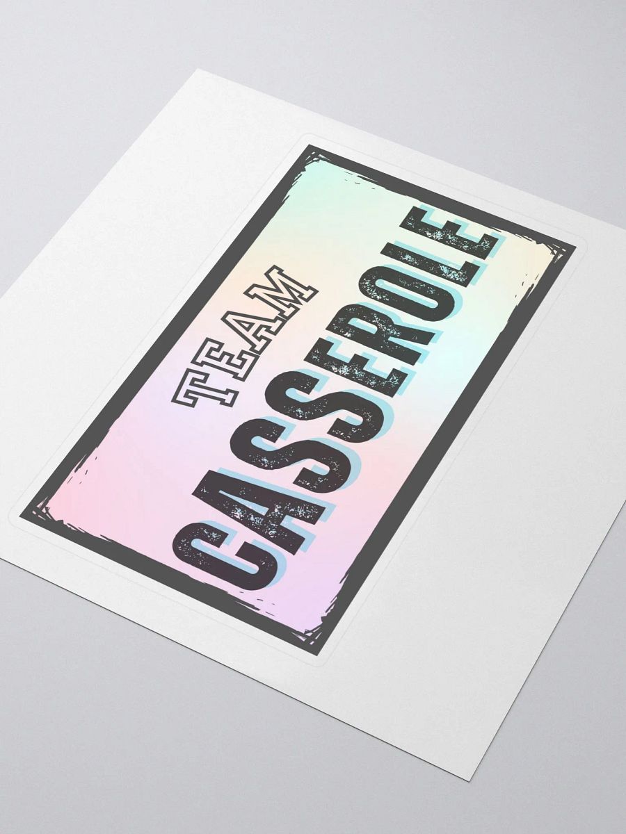 Casserole Vinyl Sticker product image (3)
