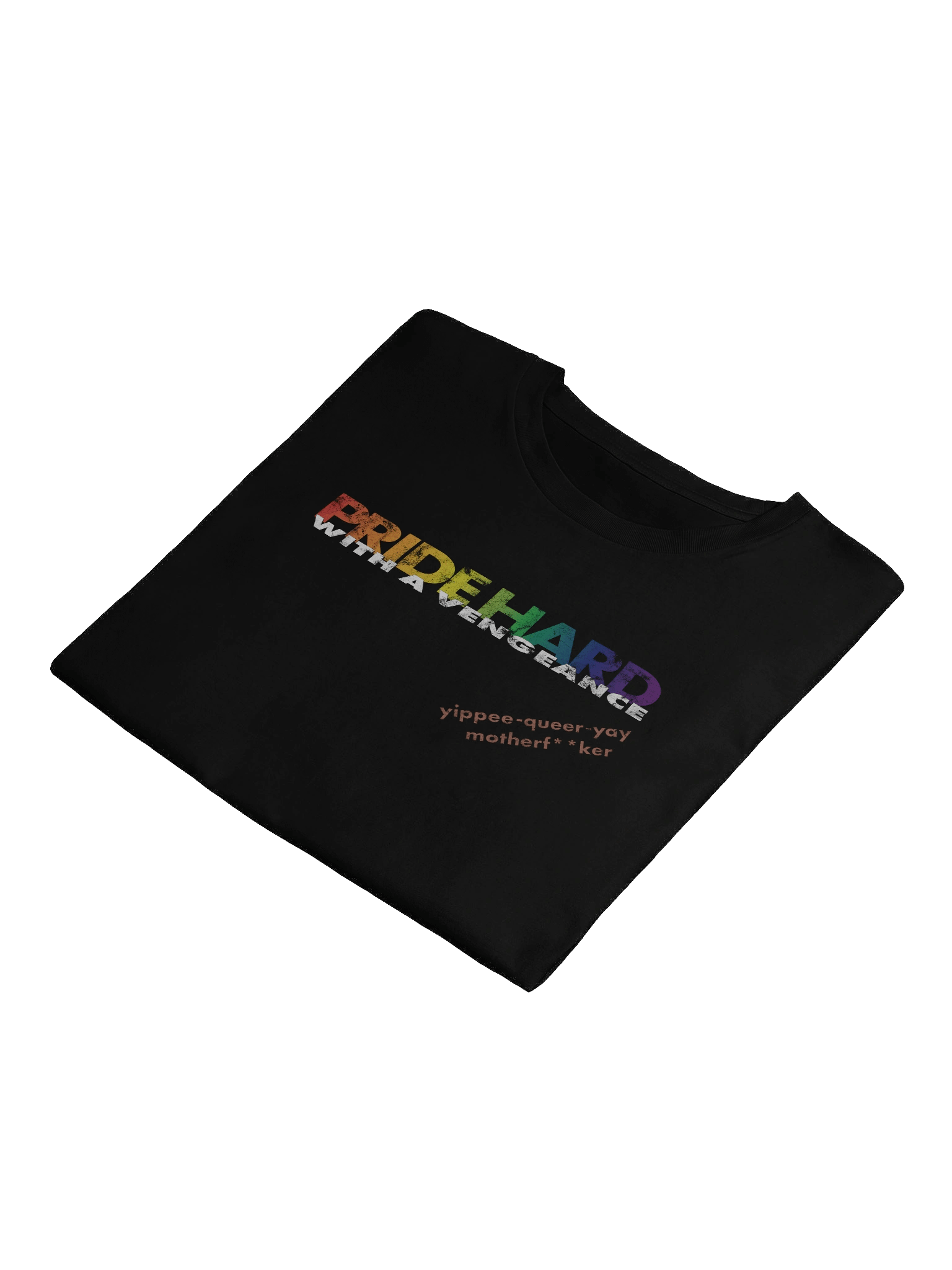 Rainbow "Pride Hard" Crop Top product image (4)