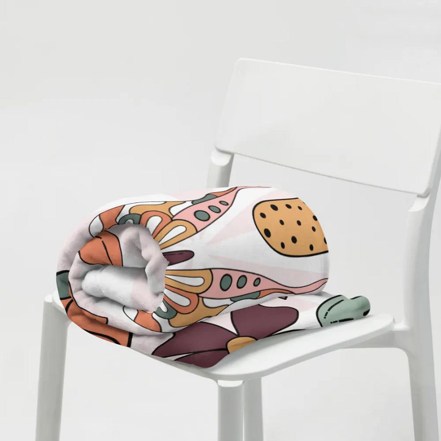 Fluttering Garden Throw Blanket product image (19)
