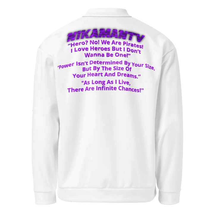 Luffy Quotes NikamanTV Bomber Jacket product image (2)