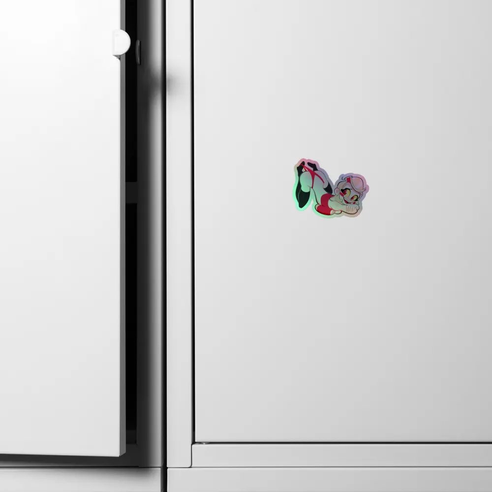 Demon Girl Sticker Holographic product image (6)
