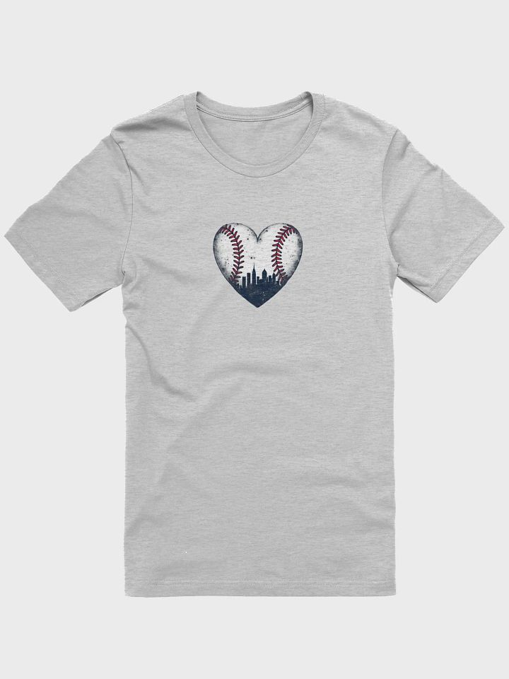 New York Urban Love Baseball Heart T-Shirt product image (1)