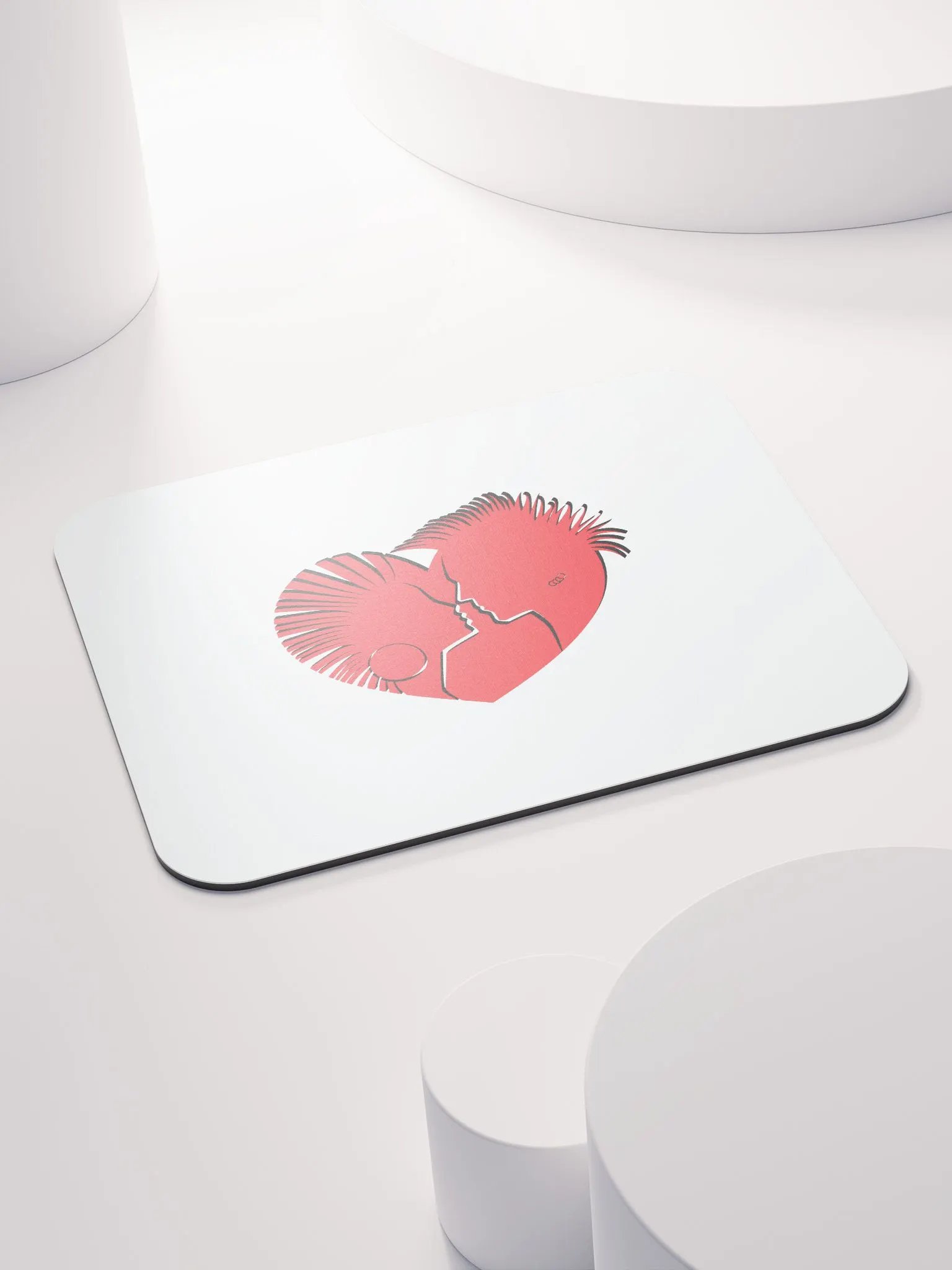 LOVE IN PROFILE HEART, LOVE, PROFILE, RED, PUNK, RETRO, VINTAGE, VALENTINE, VALENTINES DAY, ROMANTIC, ROMANCE, COUPLE, GIRLFRIEND, BOYFRIEND, HUSBAND, WIFE product image (4)