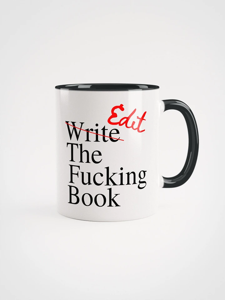 Edit the Fucking Book Color Ceramic Mug product image (4)