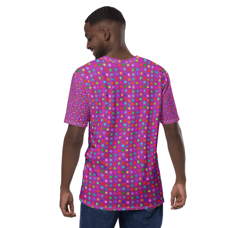 T shirt all over print watercolor dots product image (12)
