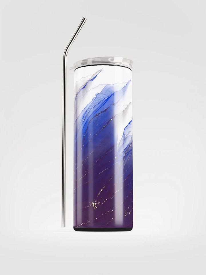 Twilight Whispers: Purple & Midnight Blue Tumbler product image (1)