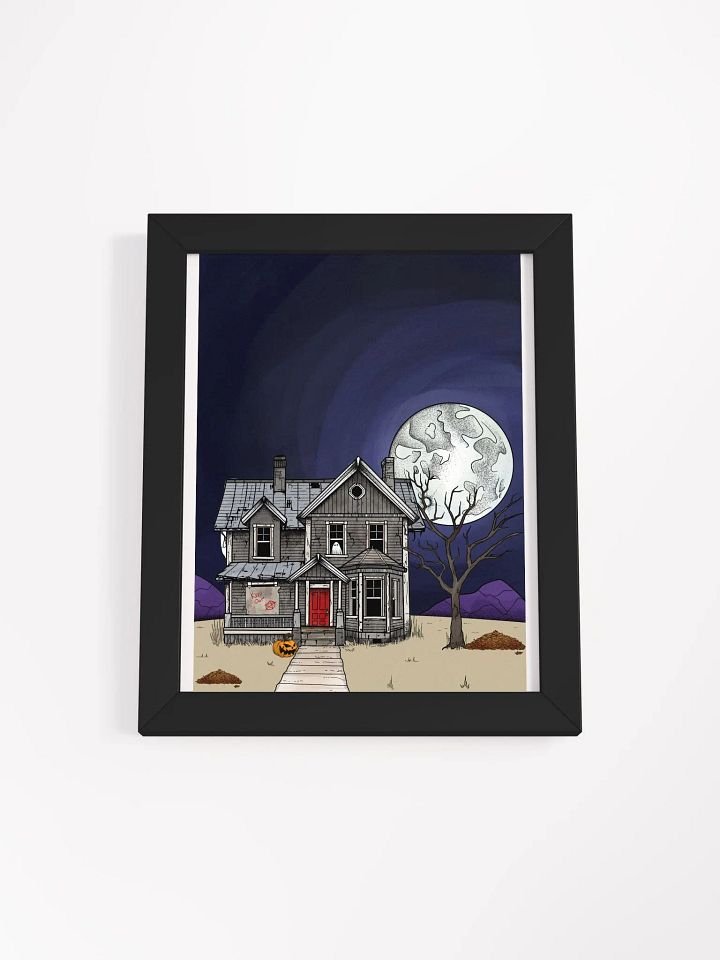 Haunted by the moon Framed product image (1)