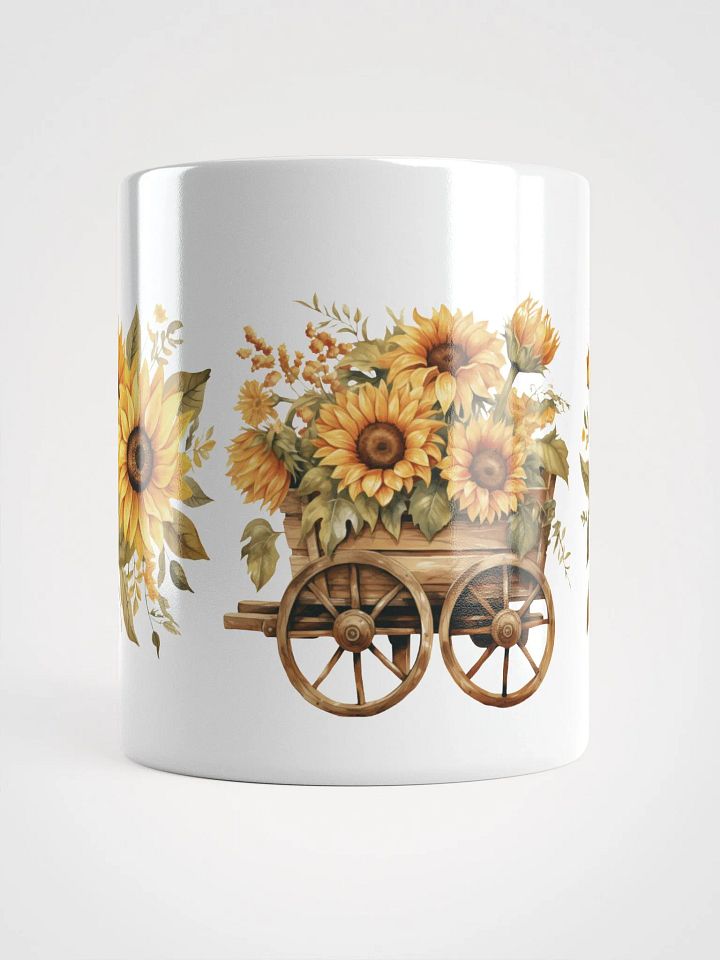 Sunflower Bliss White Glossy Mug product image (2)