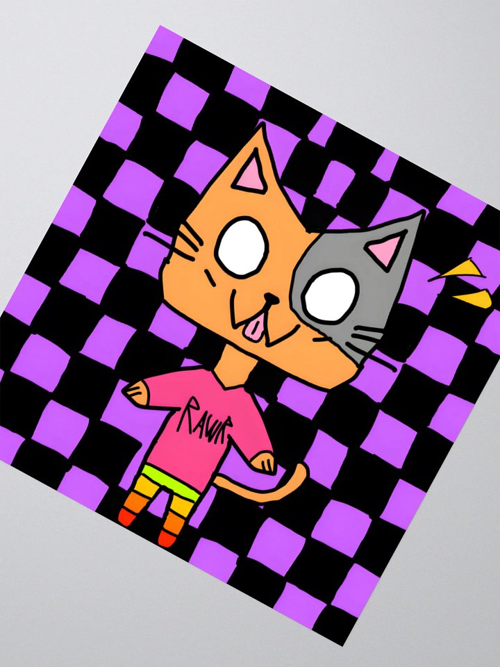 RAWR Cat Sticker product image (5)