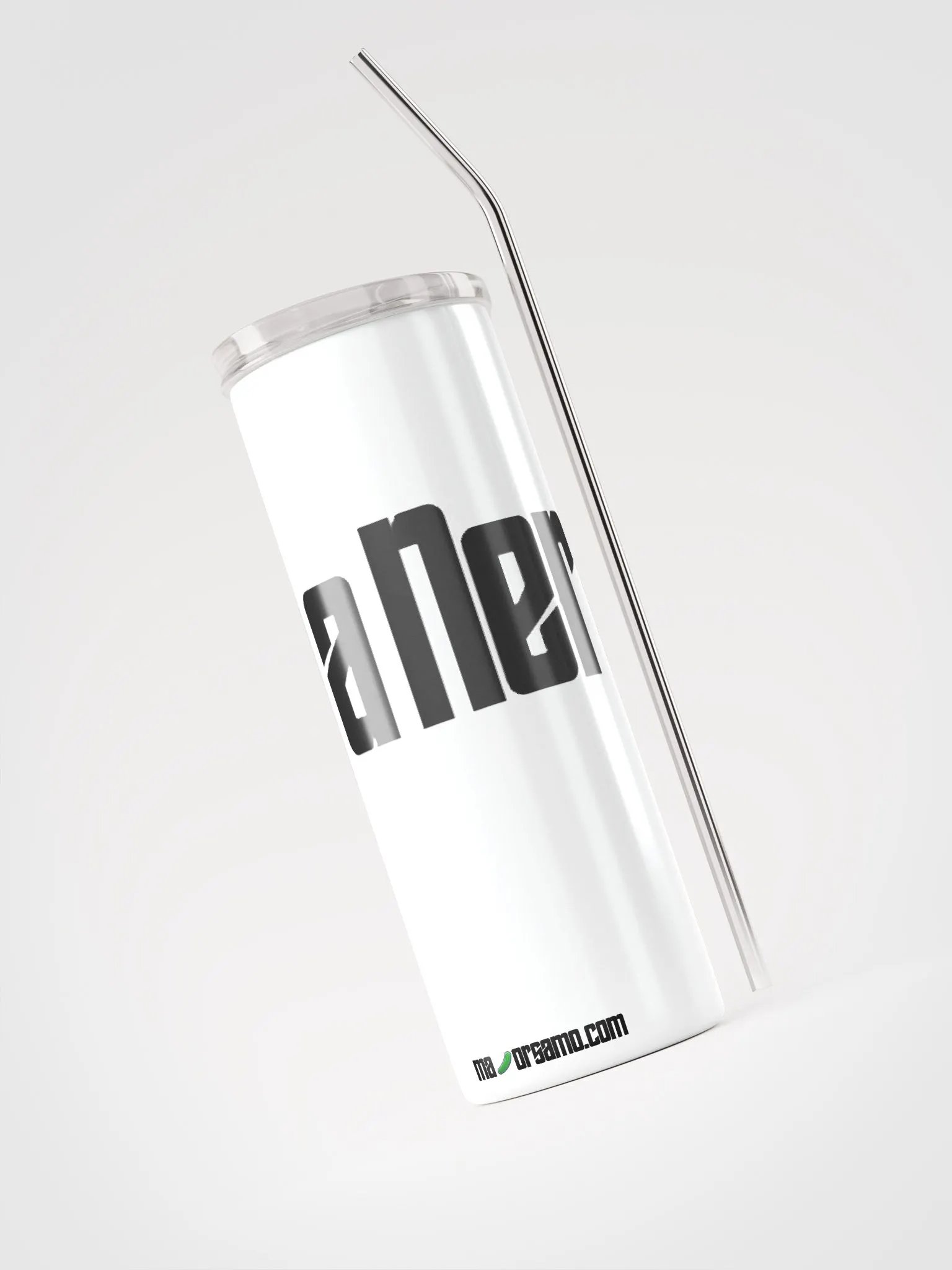 Nerd White Stainless with straw product image (3)