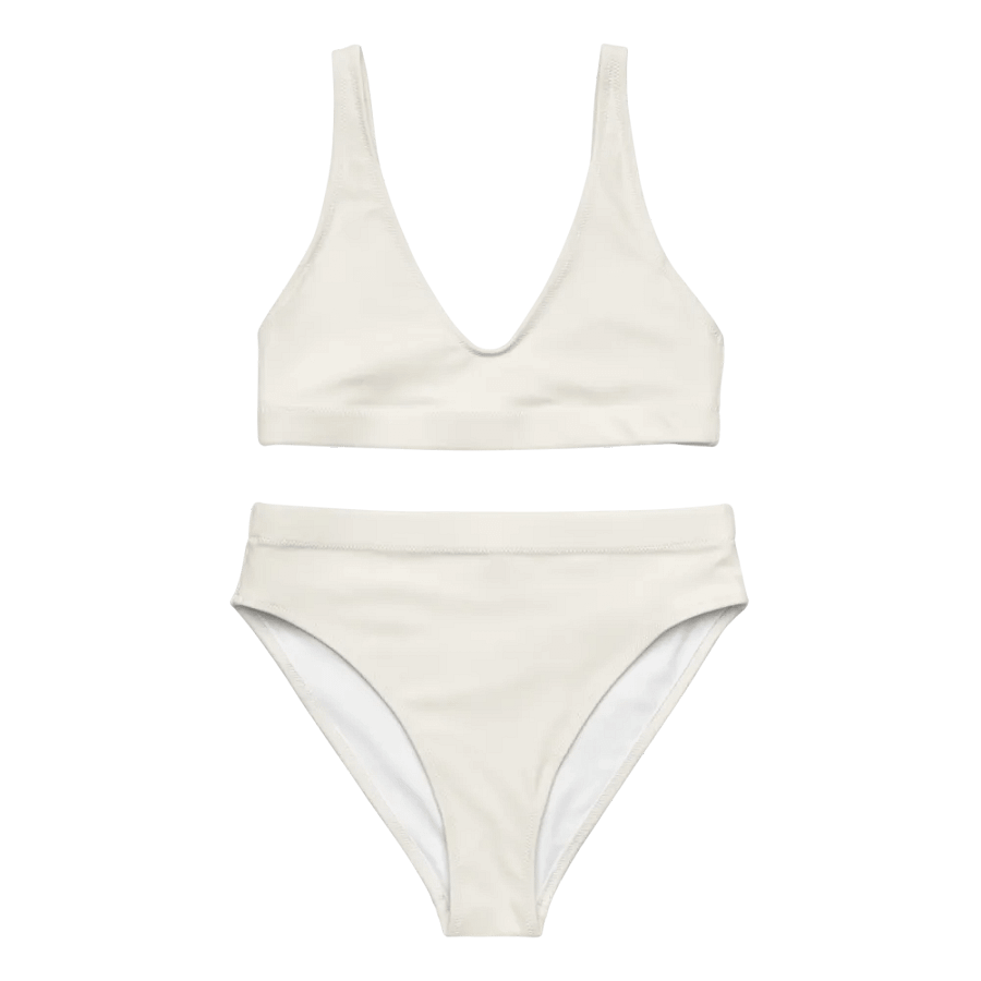 Namaste Cream and Gold High Waisted Bikini product image (1)