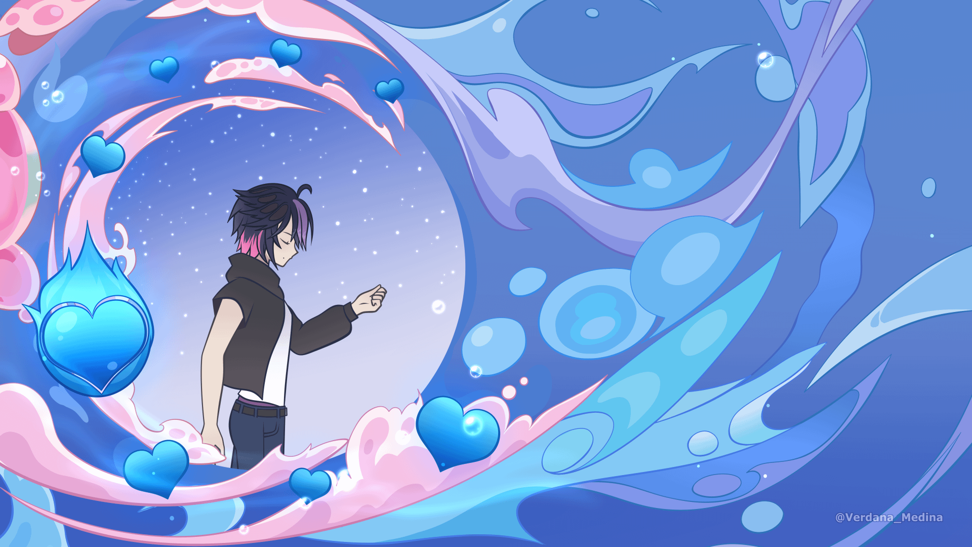 Michael Ael Genshin-Themed Desktop Wallpaper product image (1)