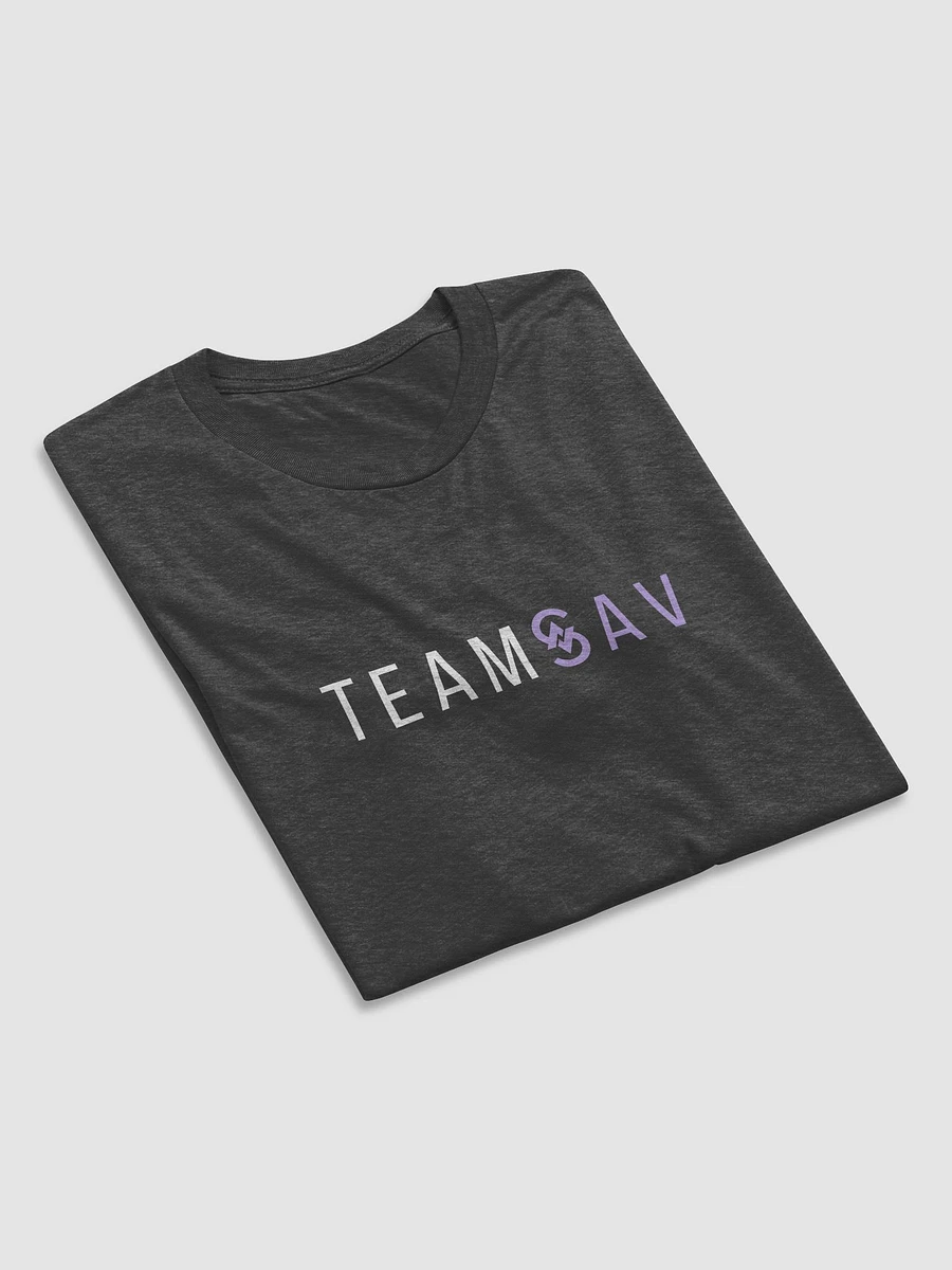 TeamSav Shirt (Unisex)- White + Purple Logo product image (24)