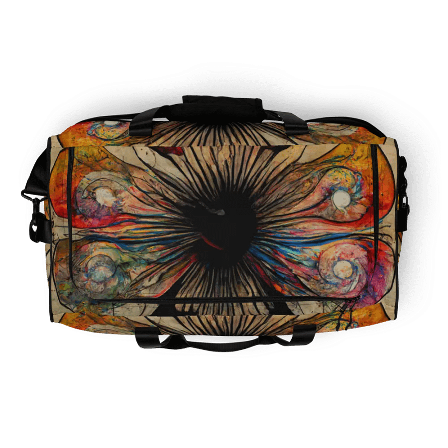 Surreal Mushroom Dreams All-Over Duffle Bag product image (8)