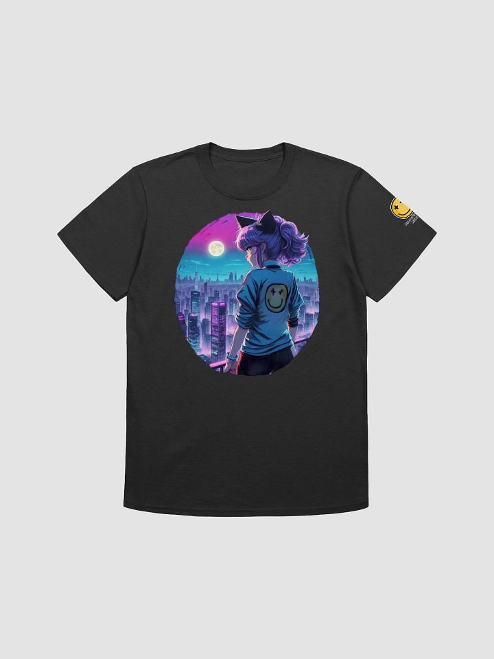 Anime Catgirl Rooftop (Gildan Unisex Softstyle T-Shirt) product image (37)