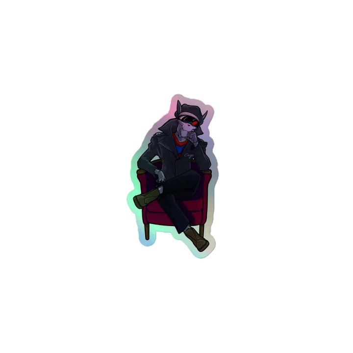 Movie Cage Holographic Sticker product image (1)