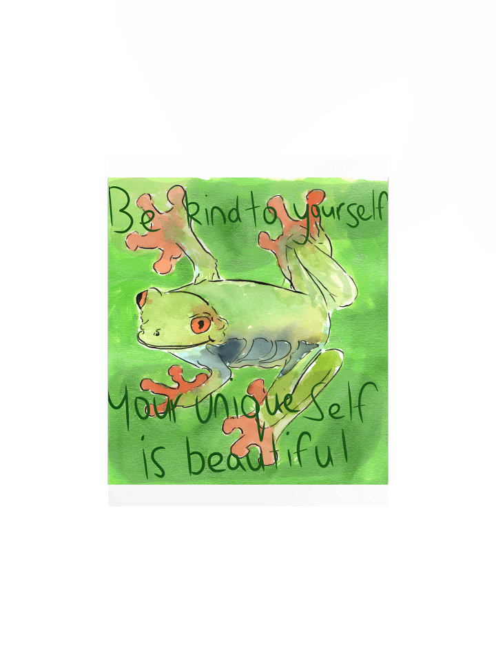 Froggie Affirmation 2 Print product image (2)