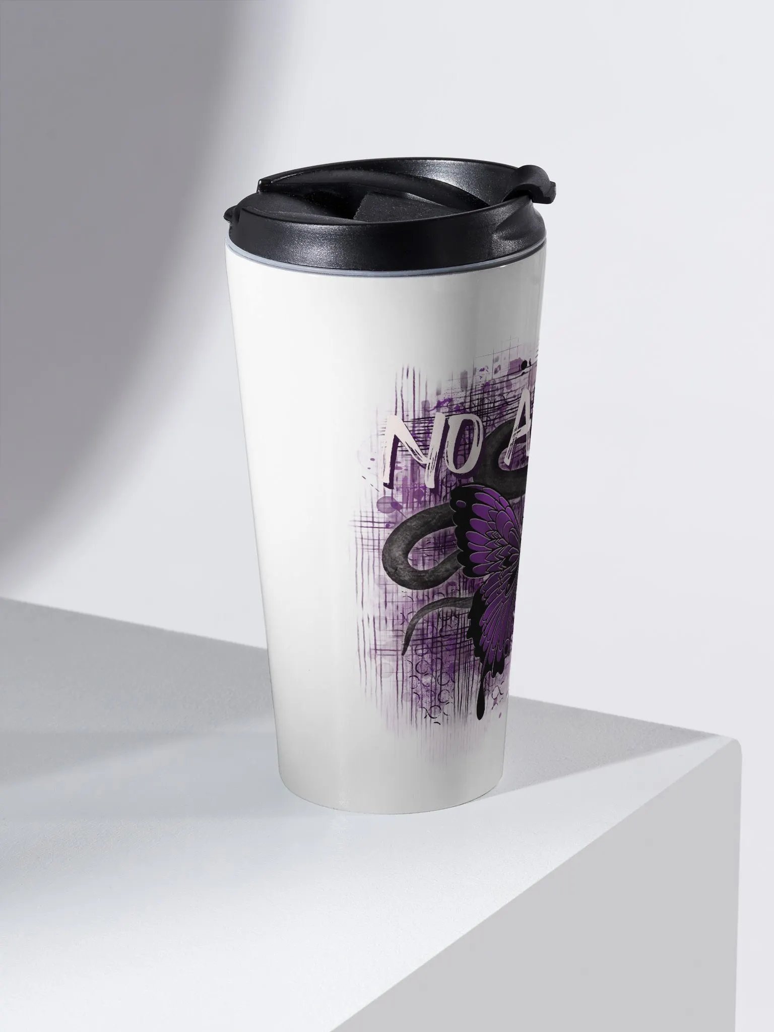 No Angel Travel Mug Soft Grunge Butterfly Snake Stainless Steel product image (2)