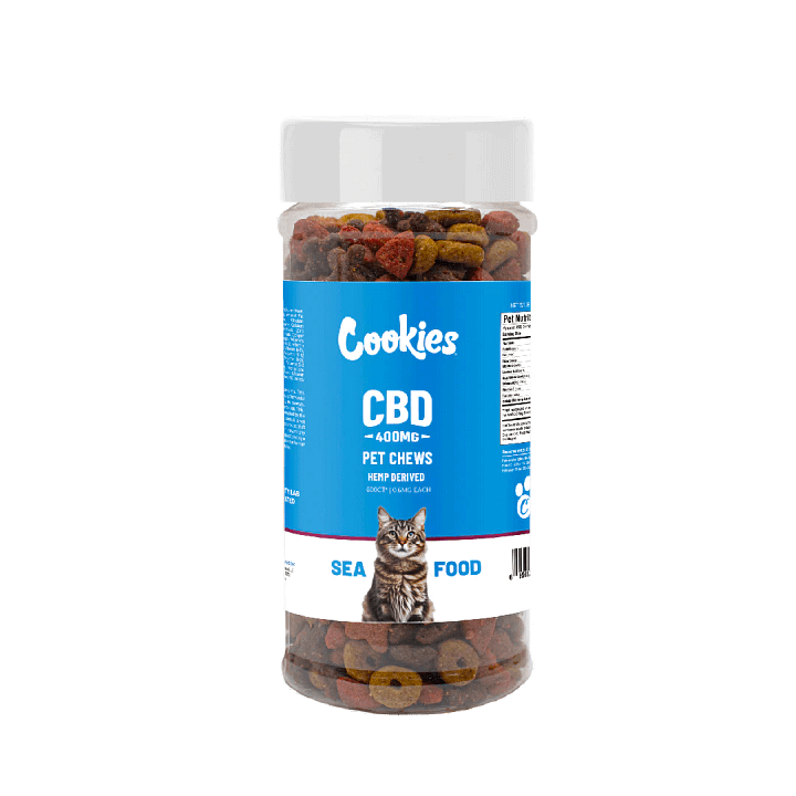 Cookies - CBD Pet Treat 16oz 400mg - Soft Chew - Seafood Mix product image (1)